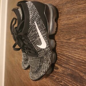 Nike Black and White Flyknit VaporMax